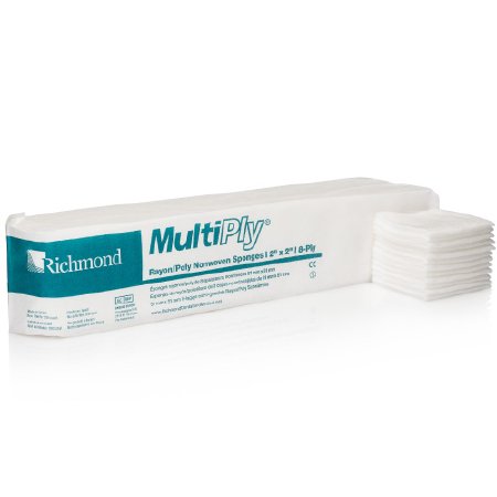 Richmond Dental Company Nonwoven Sponge Multiply Polyester / Rayon 8-Ply 2 X 2 Inch Square Nonsterile - 300637
