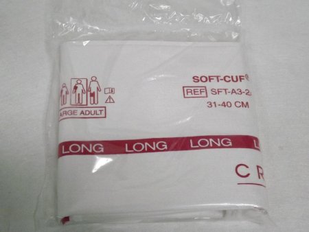 GE Healthcare Soft-Cuf Blood Pressure Cuff Adult Large 31 - 40 cm Fabric - SFT-A3-2A