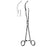 Sklar Sklar Tenaculum Forceps Hulka 11-1/2 Inch Premium OR Grade Stainless Steel NonSterile Ratchet Lock Finger Ring Handle Half Curved 1 Prong Tip / 1 Probe Tip - 91-1280