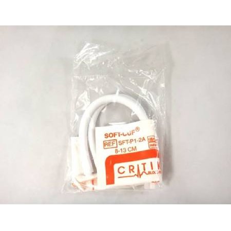 GE Healthcare Soft-Cuf Blood Pressure Cuff Infant Small 8 - 13 cm Fabric - SFT-P1-2A