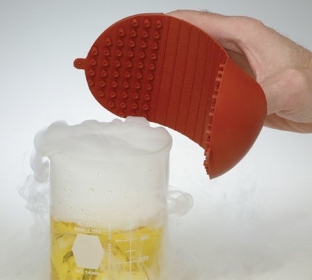 Fisher Scientific Hot-Hand Temperature Protection Mitt One Size Fits Most Silicone Red Without Cuff NonSterile - 11394300