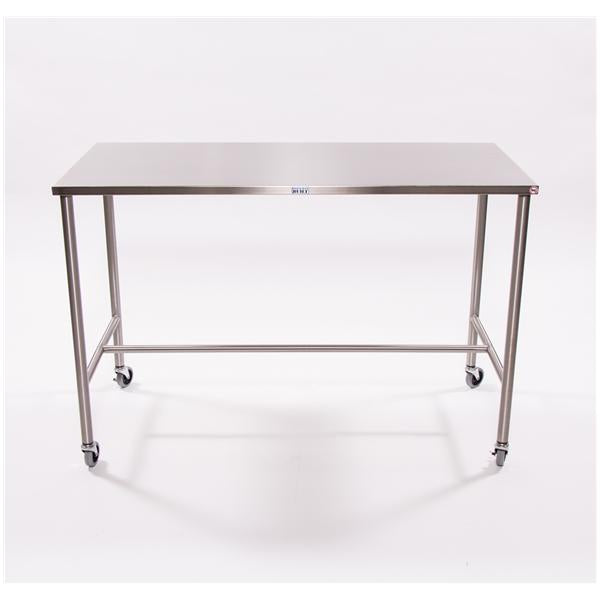 Blickman Industries Table Instrument Howard 48X28X34 4 1.25" Diameter Legs 3" Casters Ea - 117835000