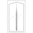 Sklar Sklar Ear Curette 5-3/4 Inch Length Single-ended Solid Round Handle Straight Blunt Rounded Loop Tip - 96-1007