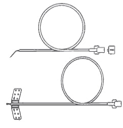 All-Med Subcutaneous Infusion Set 27 Gauge 24 Inch Tubing Without Port - 59-2724