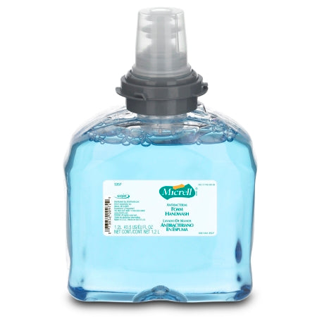 GOJO Micrell Antibacterial Soap Foaming 1,200 mL Dispenser Refill Bottle Fruit Scent - 5357-02