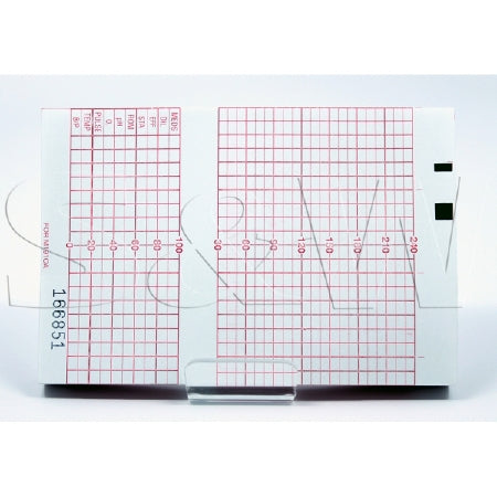 Clinical Health Products Philips Fetal Monitor Recording Paper Thermal 150 mm X 100 mm Z-Fold Orange Grid - 1910A