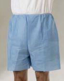Tech Styles a Division of Encompass Techstyles Exam Shorts 5 X-Large to 7 X-Large Blue Spunbond Polypropylene Adult Disposable - 45410-107