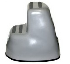 Pedia Pals StepStone - Step Stool 2 Steps Fiberglass Frame 8 / 16-1/2 Inch Step Height - 4100SS-GREY