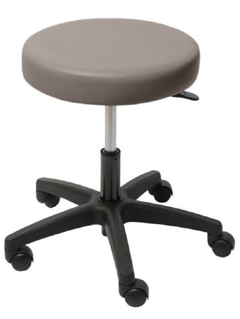 UMF Medical Ultra Comfort Stool Air Spring Height Adjustment 2 Inch Twin Wheel Carpet Casters Steel Blue - 6749ST