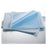 Graham Medical Sheet Bed 40 In X 90 In White / Blue 50/Ca - 323