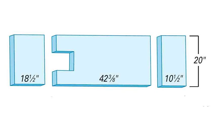 Alimed Support Surfaces For Amsco 3080/3085 Surgical Tables - 910244SBW