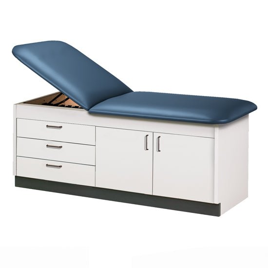 Clinton Industries TABLE, TRTMT 2DOOR/3DRWR UPHOLTOP SLATE GRY/COUNTRY MIST - 9105-30-1SG-3C