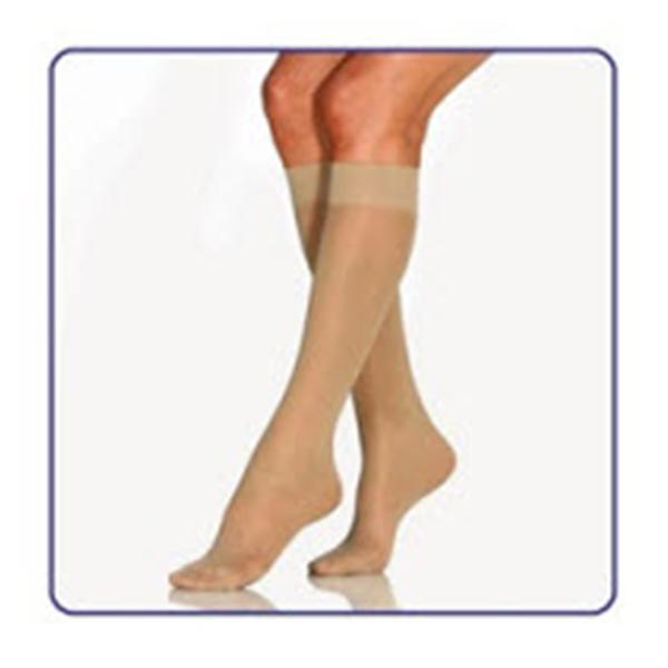 BSN Medical Stocking Compression Ultrasheer Knee High Closed Toe Small Natural Pr - 119401
