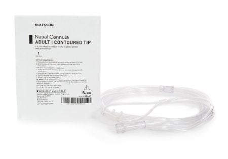 McKesson McKesson Nasal Cannula Low Flow Adult Curved Prong / Non-flared Tip - 32640