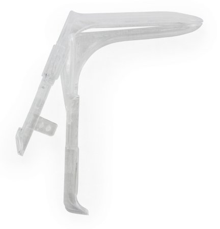 McKesson McKesson Vaginal Speculum Graves NonSterile Plastic Medium Double Blade Duckbill Disposable Without Light Source Capability - 2341510