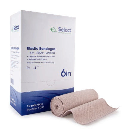 McKesson McKesson Elastic Bandage 6 Inch X 5 Yard Hook and Loop Closure NonSterile - 16-1033-6