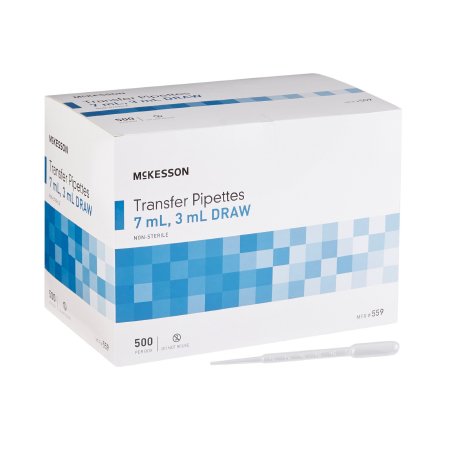 McKesson - Transfer Pipette 7.5 mL 0.5 to 3 mL Graduation Increments NonSterile - 559