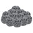 Lagasse Boardwalk Scouring Pad boardwalk Heavy Duty Silver NonSterile Stainless Steel 2-1/2 X 2-3/4 Inch Reusable - BWK50