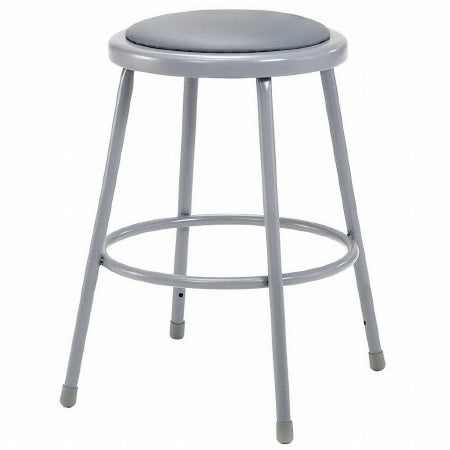 Grainger Round Stool Gray - 9HZA2