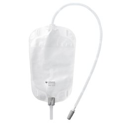 Coloplast Conveen Security+ Urinary Leg Bag Anti-Reflux Valve / Clamp Valve 500 mL Vinyl / Flocked - 21026