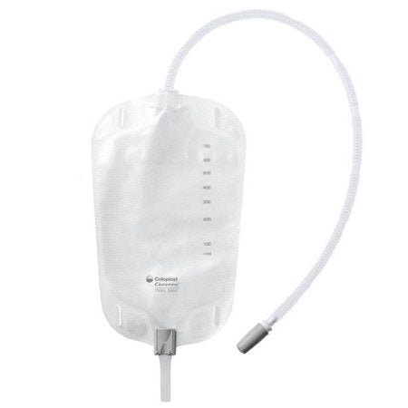 Conveen Security+ - Urinary Leg Bag Anti-Reflux Valve / Clamp Valve NonSterile 500 mL Vinyl / Flocked - 21026