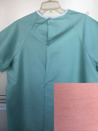 Lew Jan Textile - Patient Exam Gown One Size Fits Most Pink Reusable - V61-0100KS