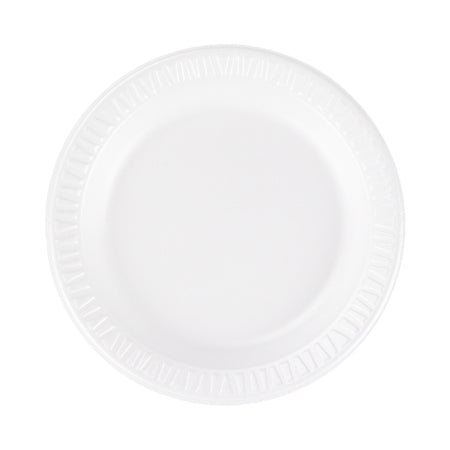 Dart Concorde - Plate White Single Use Non-Laminated Foam 6 Inch Diameter - 6PWCR