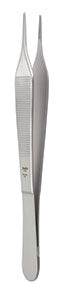 Miltex - Dressing Forceps Adson 6 Inch Length OR Grade German Stainless Steel NonSterile NonLocking Thumb Handle Straight - 6-129