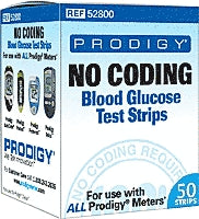 Prodigy Diabetes Care Prodigy Blood Glucose Test Strip 200 Test Strips per Box - 52800