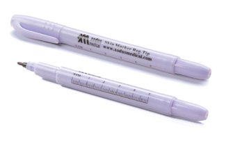 Xodus Medical Skin Marker Gentian Violet Regular Tip Barrel Ruler Non-sterile - NS10715