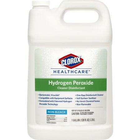Clorox Healthcare - Surface Disinfectant Cleaner Refill Peroxide Based Manual Pour Liquid 1 gal. Jug Unscented NonSterile - 30829