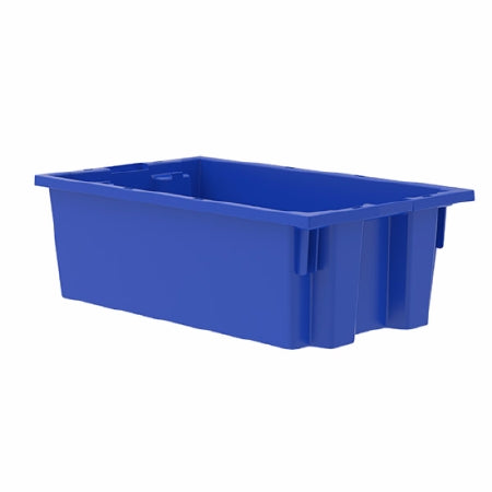 Akro-Mils Nest & Stack Tote Blue Industrial Grade Polymers 6 X 11 X 18 Inch - 35180BLUE