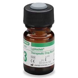 Bio-Rad Laboratories Lyphochek Assayed Control Therapeutic Drug Monitoring Level 3 12 X 5 mL - 450