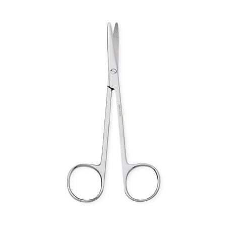 Centurion - Dissecting Scissors Metzenbaum 5-1/2 Inch Length Floor Grade Stainless Steel Sterile Finger Ring Handle Curved Blunt Tip / Blunt Tip - Medline - 66365