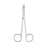 Centurion - Dissecting Scissors Metzenbaum 5-1/2 Inch Length Floor Grade Stainless Steel Sterile Finger Ring Handle Curved Blunt Tip / Blunt Tip - Medline - 66365