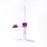Ram Scientific Safe-T-Fill Capillary Blood Collection Tube Whole Blood Tube K2 EDTA Additive 10.8 X 46.6 mm 200 µL Purple Attached Cap Plastic Tube - 77051