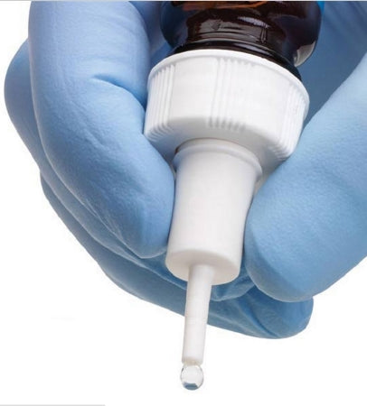Market Lab Inc Control Dropper Tip 20 mm, Disposable, Latex-free, Reusable Caps, Works on most 2, 5 and 10 mL non-threaded vials For Threaded Vials - 468
