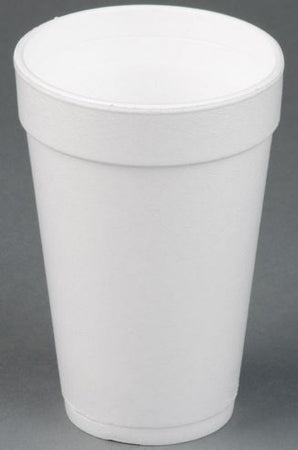 Saalfeld Redistribution Solo Drinking Cup 20 oz. White Styrofoam Disposable - 20J16