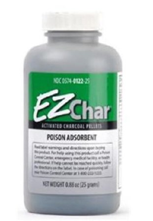 Perrigo EZ Char - Poison Absorbent Oral Suspension 25 Gram - 00574012225
