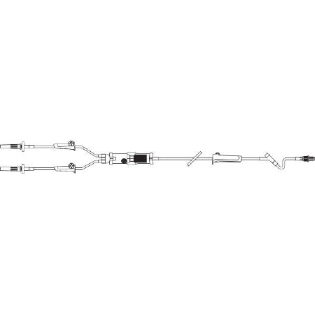 Baxter Solution Set 10 Drops / mL Drip Rate 114 Inch Tubing 1 Port - 2C6750H