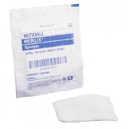 Cardinal Kerlix Fluff Dressing Fluff Gauze 12-Ply 4 X 4 Inch Square Sterile - 6120-