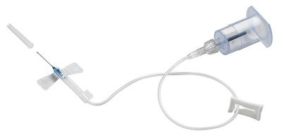 Smiths Medical Saf-T Wing Blood Collection Set with Holder 23 Gauge 3/4 Inch Needle Length Safety Needle 6 Inch Tubing Sterile - 982306