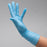 Cardinal Flexam Exam Glove Small Sterile Pair Nitrile Extended Cuff Length Textured Fingertips Blue Chemo Tested - N8830