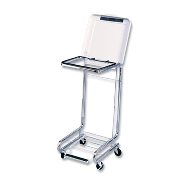 Brewer Company Hamper Laundry Steel Square 37-3/4X18-5/8X19-1/2" Silver Ea - 11410