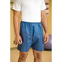 Graham Medical Products MediShorts Exam Shorts Small / Medium Navy Blue Nonwoven Adult Disposable - 10000