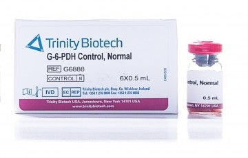 Trinity Biotech USA Control Solution G-6-PDH 6 X 0.5 mL Normal - G6888