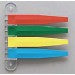 Kull Industries Exam Room Signal Flag Wall Mount 4-Flag 1-1/8 X 7 Inch - KI-P4 LONG