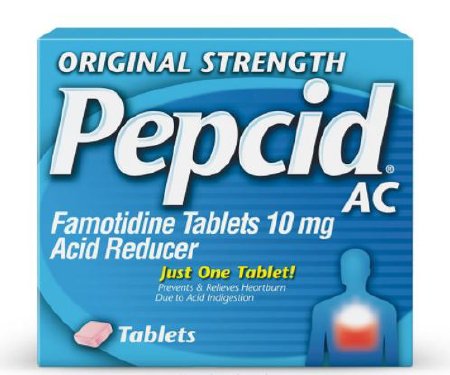 J & J Sales Pepcid Antacid 10 mg Strength Tablet 30 per Box - 16837087220