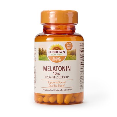 Sundown Naturals - Natural Sleep Aid 90 per Bottle Tablet 10 mg Strength - 03076819484