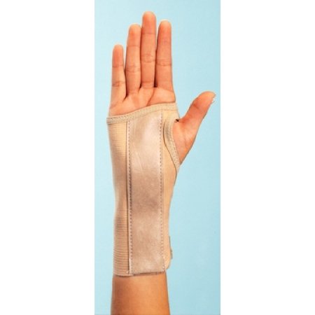 ProCare - Wrist Brace Low Profile / Contoured / Wraparound Aluminum / Cotton / Elastic Right Hand Beige Medium - 79-87075